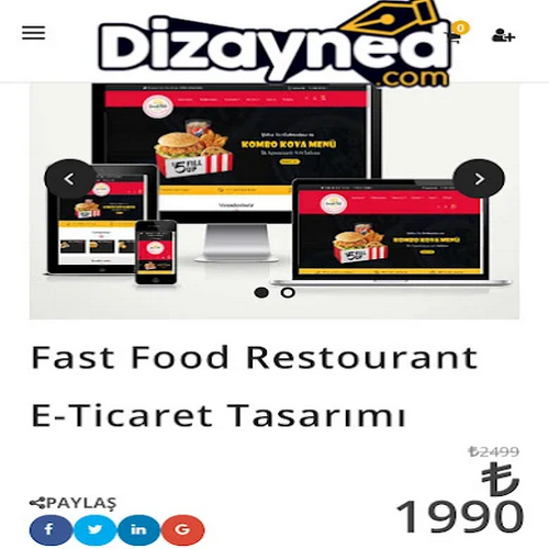 Dizayned İnternet Hizmetleri Erzurum E- Ticaret Tasarım Firması