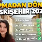 Eskişehir Gezi Rehberi 2026: Gezilecek Yerler, Ulaşım ve Mekan Önerileri Eskişehir Gezi Rehberi 2026: Gezilecek Yerler, Ulaşım ve Mekan Önerileri